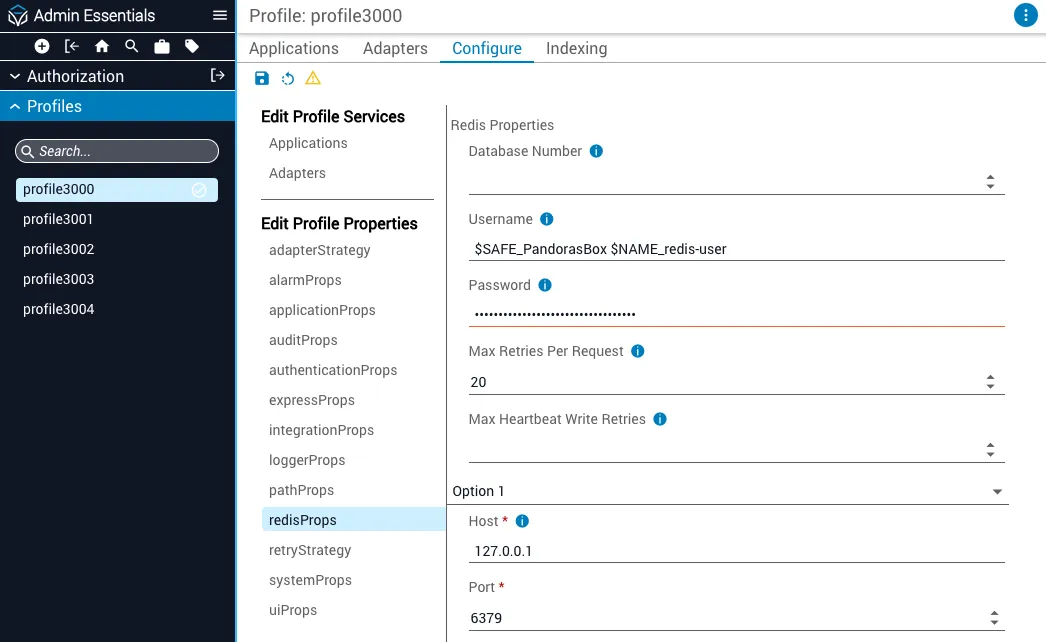 Edit Profile properties